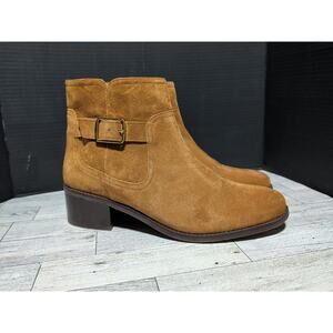 Cole Haan Tadala Brown Suede Bootie Women's Size 11